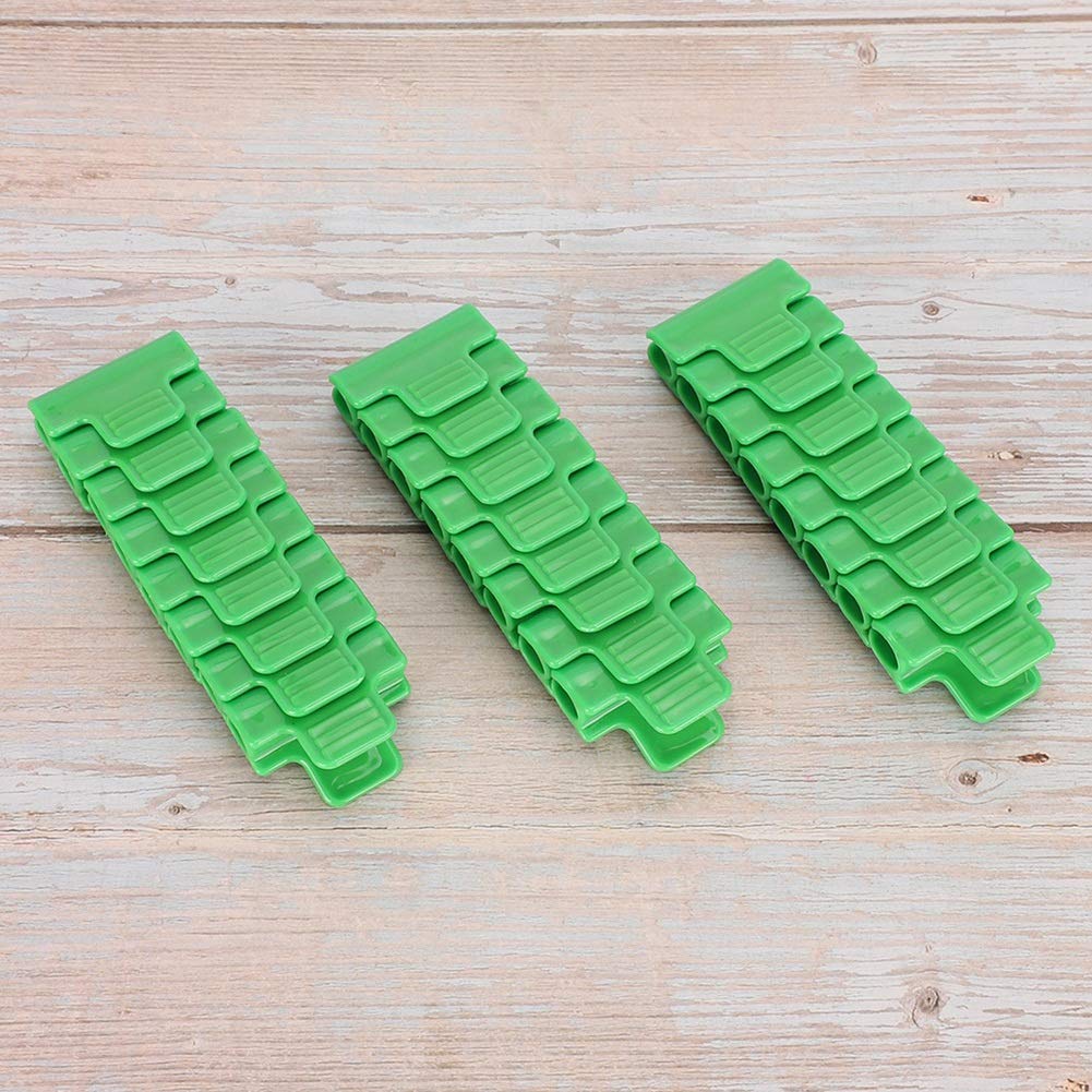 24Pcs Greenhouse Film Clips - Heavy Duty Plastic Clamps for 11mm Tubes - Secure Greenhouse Cover & Frame - Gardening Accessories for DIY Greenhouse, Tunnel, and Plant Protection (Great for Home Garden & Farm Use)