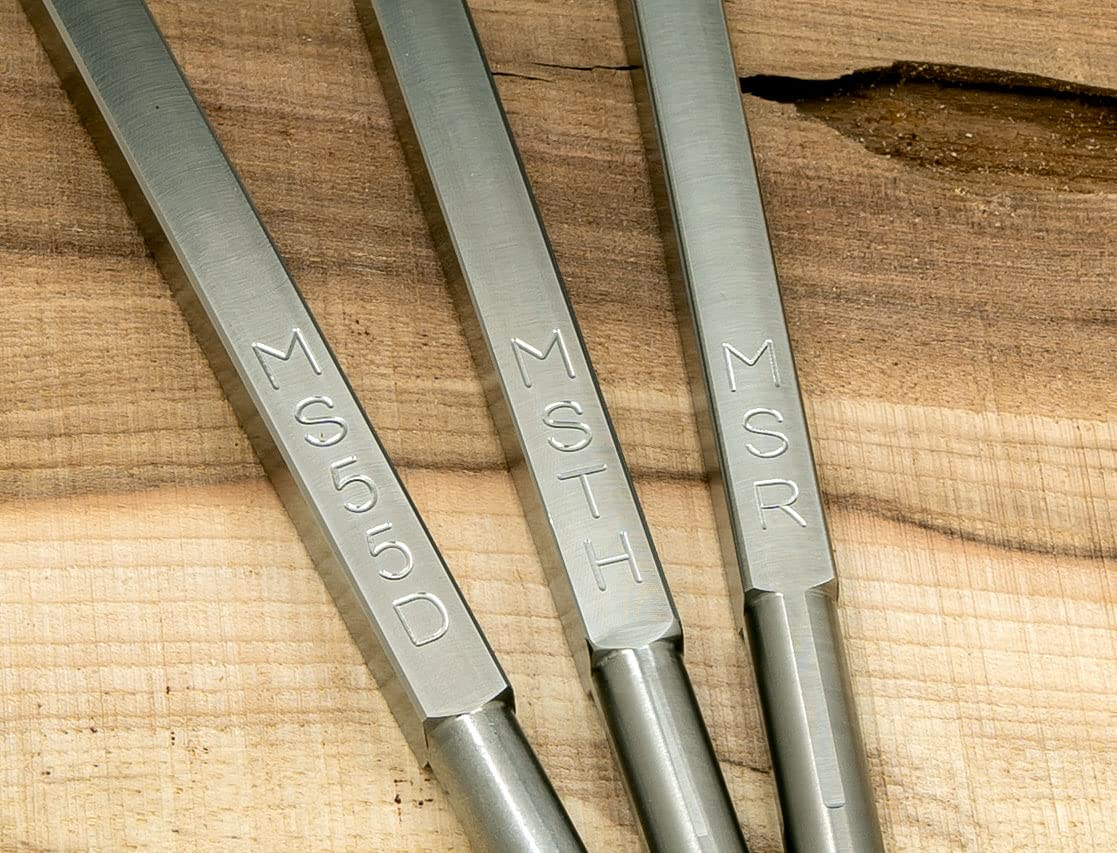 Premium USA-Made Carbide Turning Tool Set of 3 with Interchangeable Sapphire Blue Handle for Wood Lathe - Durable Stainless Steel Woodworking Tools for Bowl Turning, Spindle Work & Furniture Making