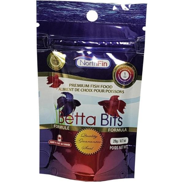 NorthFin Betta Bits - Premium Betta Fish Food Pellets for Color Enhancement & Growth | Ideal for Betta Fish Tanks & Aquariums