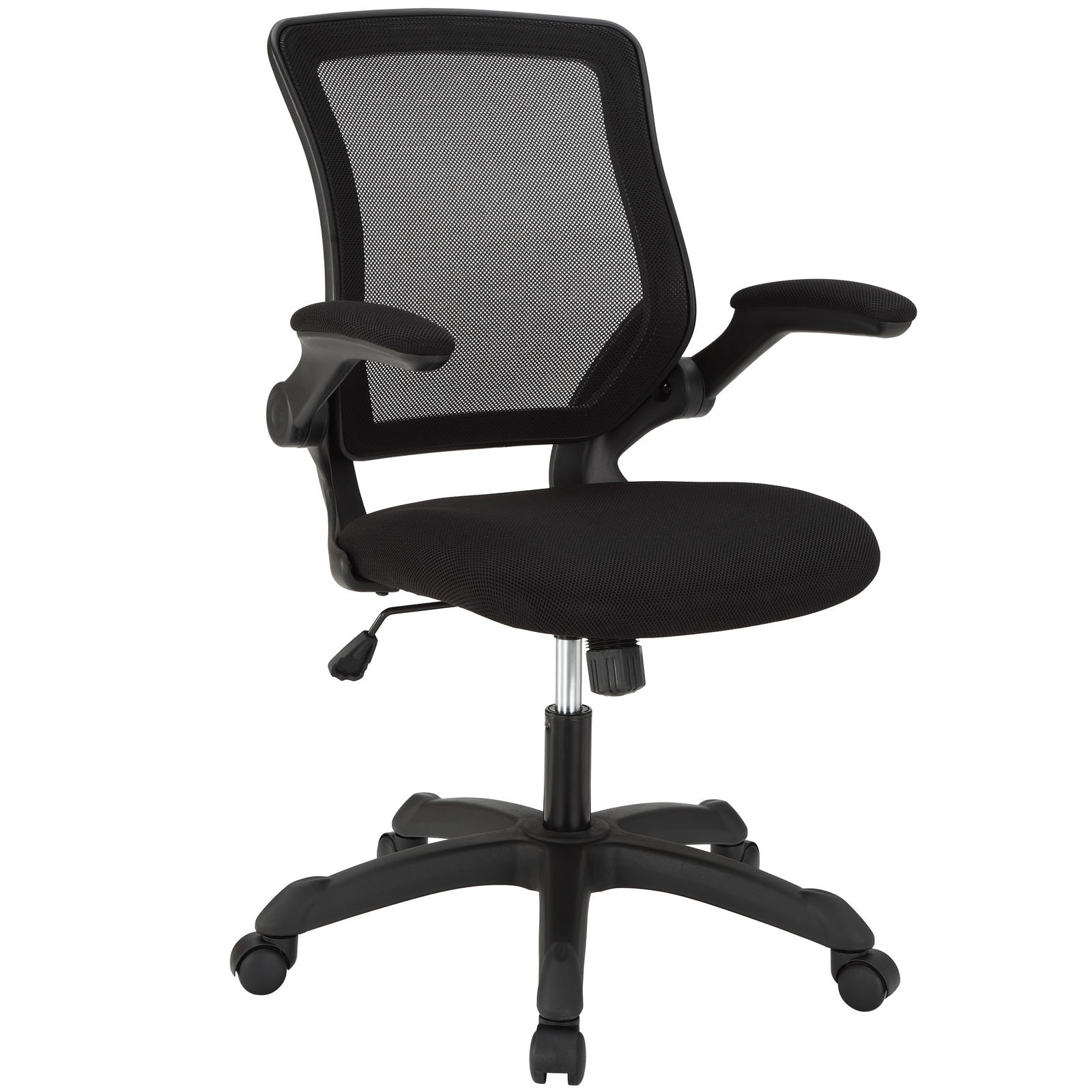 Modern Urban Designer Office Chair - Ergonomic Black Fabric Work Desk Chair for Home & Business - Perfect for Home Offices, Conference Rooms & Executive Suites