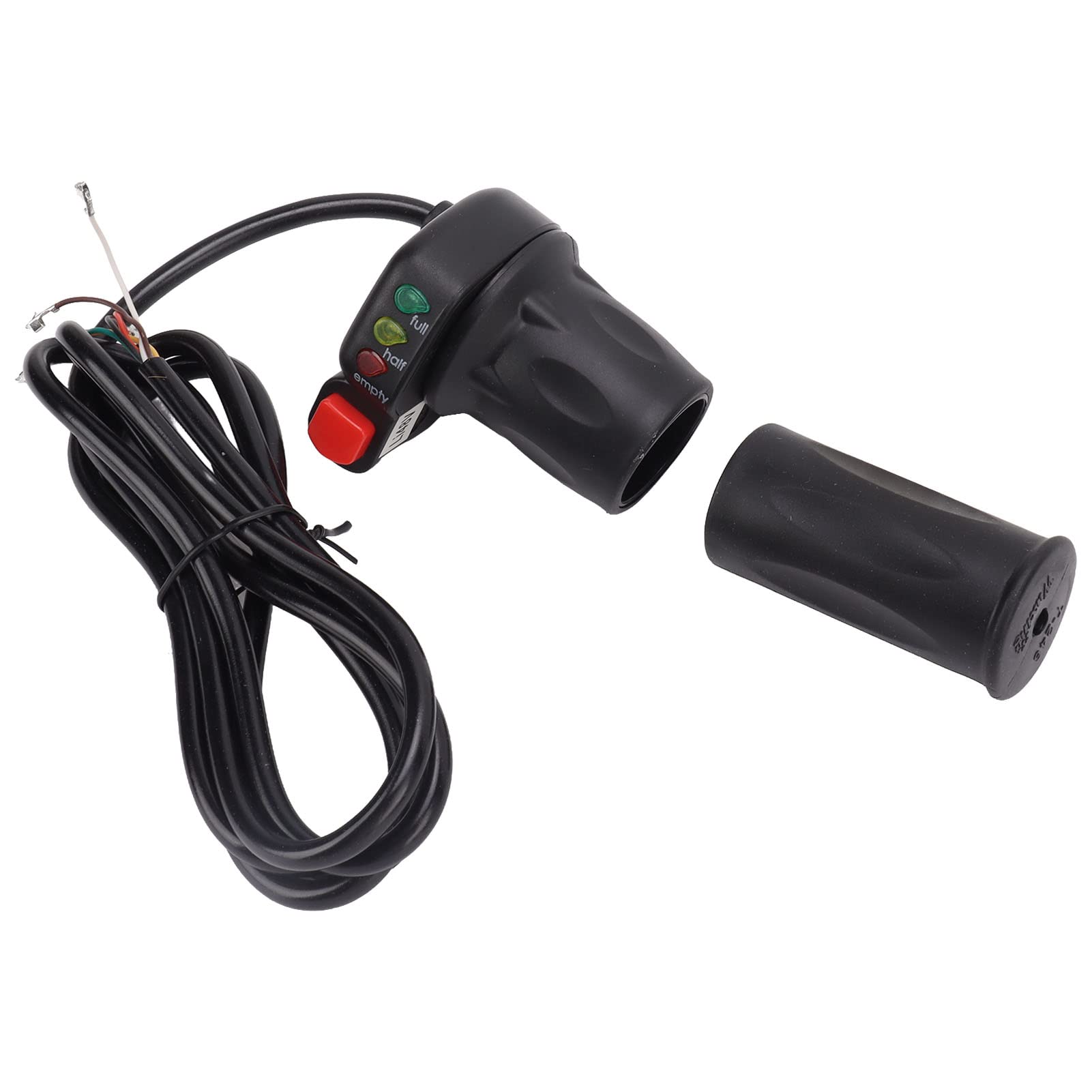 Uxsiya Electric Bike Throttle Grip - Durable ABS Material, Sensitive Speed Control, Easy Installation for E-Bikes - Perfect for Commuting, Off-Road & Urban Riding