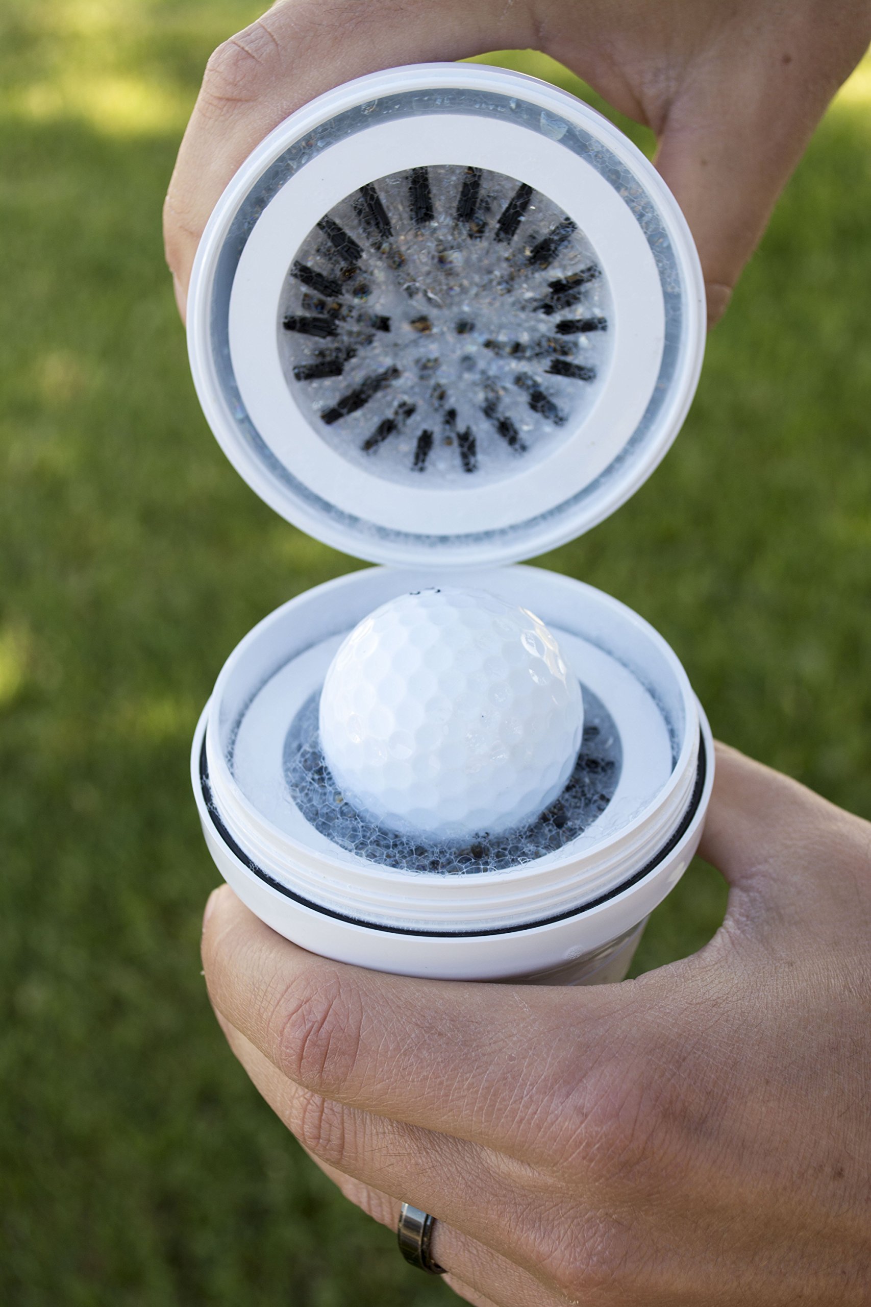 Twister Golf Ball Cleaner - Portable & Efficient Golf Ball Washer for Practice & Course - Perfect for Driving Range, Putting Green & Tournament Play