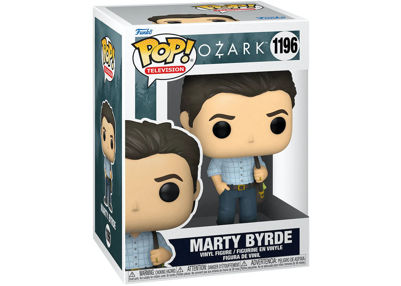 Marty Byrde Funko Pop Vinyl Figure - Ozark TV Series Collectible (No. 1196) with Protective Case - Perfect for Fans, Display & Gift Giving