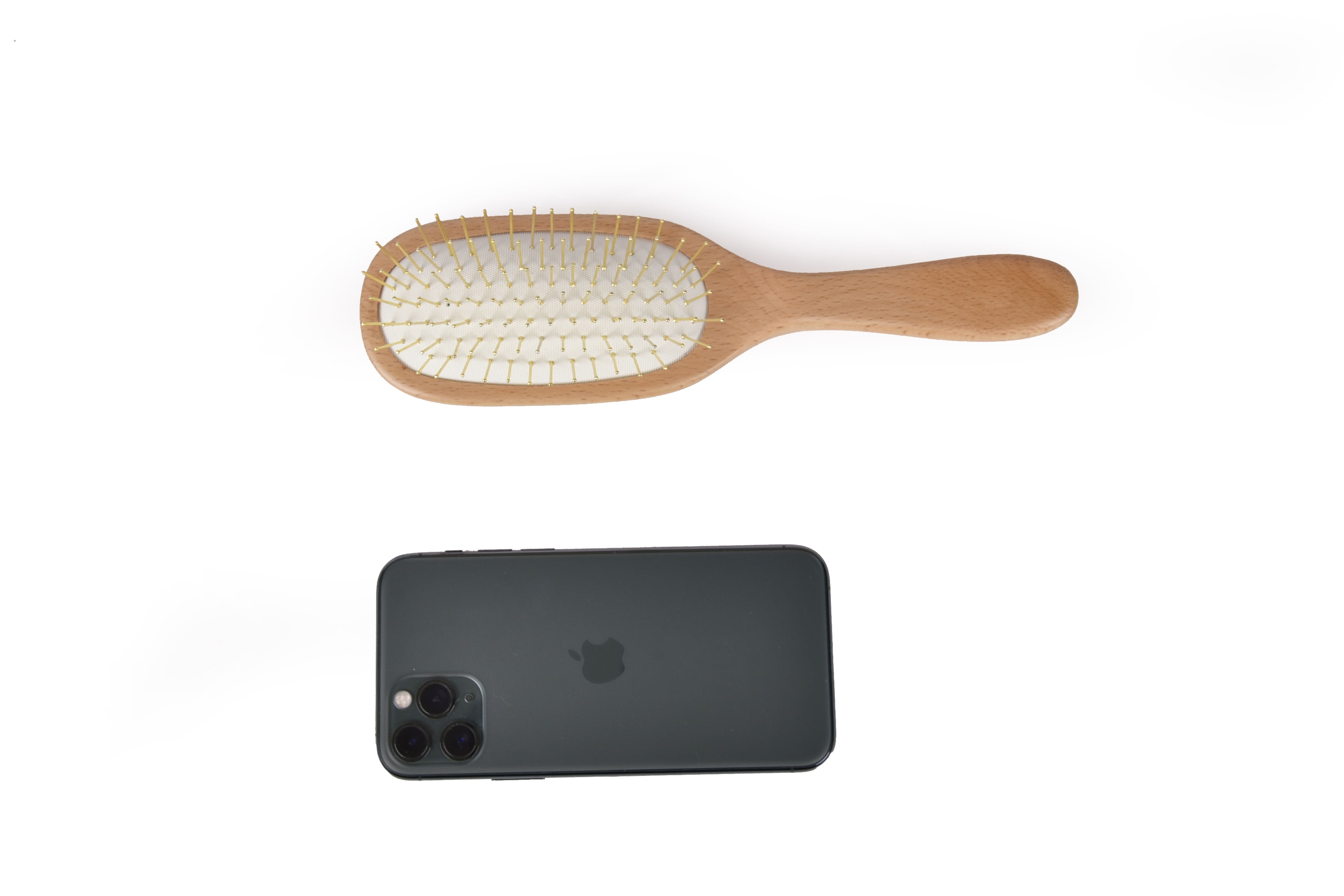 FSC Certified Beech Wood Hair Brush for Men & Women - Natural Bristles for Shine & Volume - Perfect for Daily Styling & Salon Use