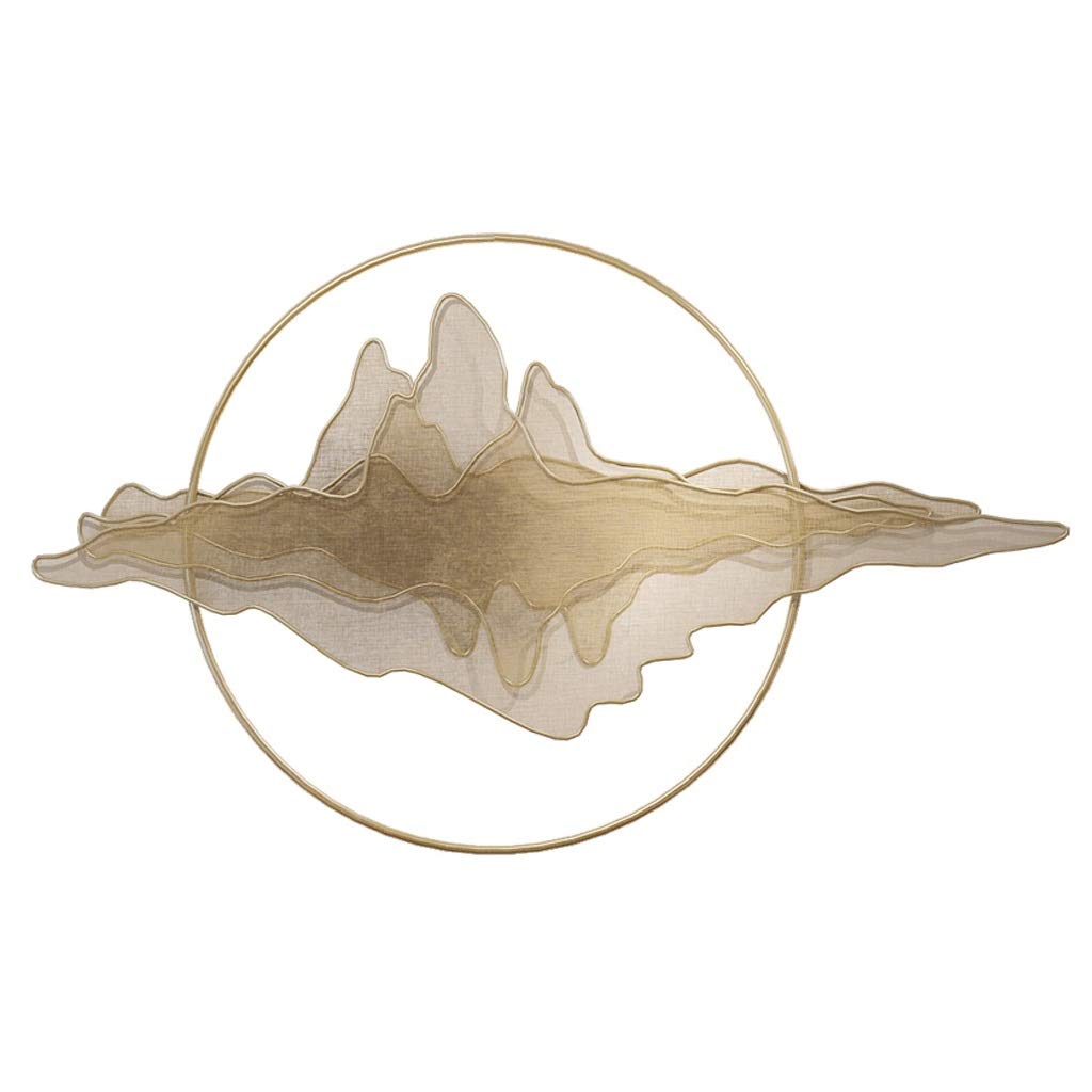 Modern Zen Wall Art Decor - Handcrafted Metal Wall Hanging for Living Room, Bedroom, Kitchen, Office & Hallway (47x28 Inches) - Perfect for Meditation Spaces & Home Décor