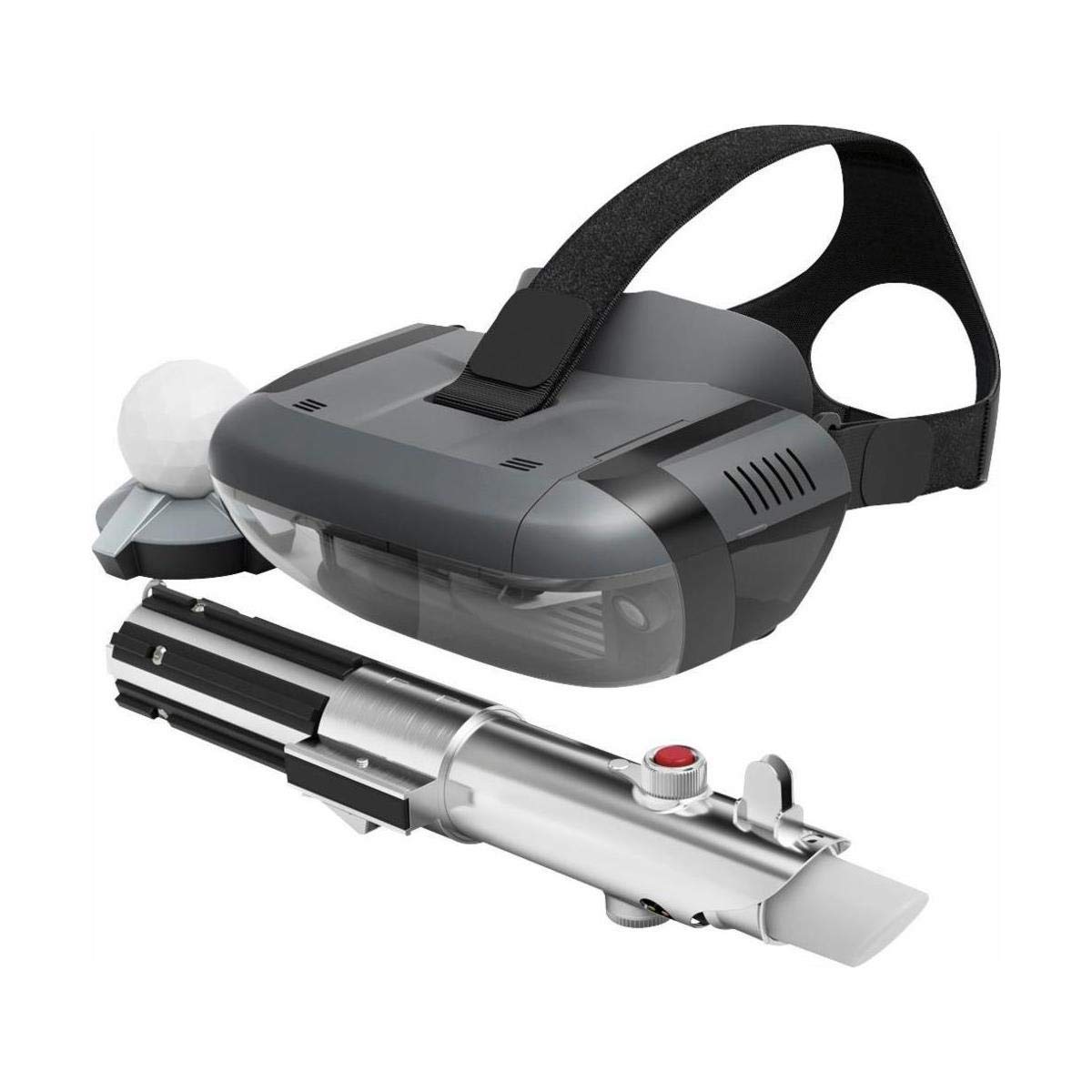 Star Wars Jedi Challenges AR Headset with Lightsaber Controller & Tracking Beacon - Lenovo AR-7561N | Immersive Augmented Reality Gaming Experience for Star Wars Fans | Perfect for Interactive Lightsaber Duels & Jedi Training at Home