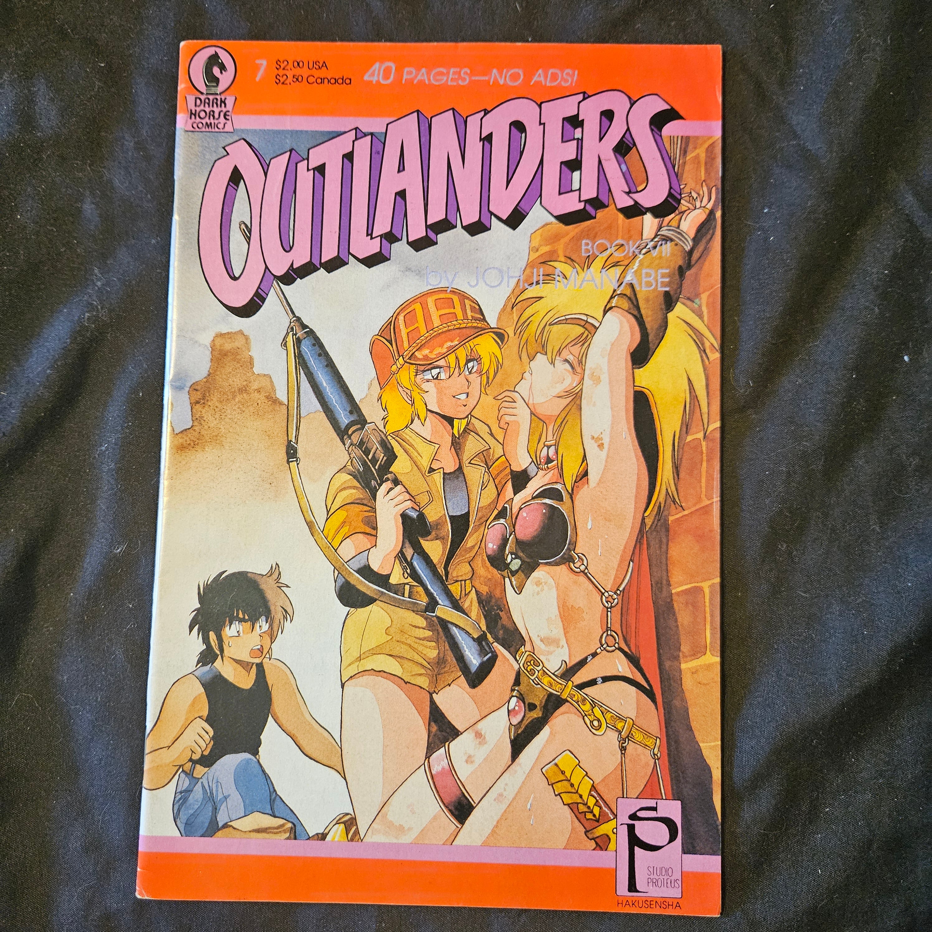 Outlanders #7 - Dark Horse Comics Graphic Novel | 1990s Sci-Fi Adventure | Perfect for Comic Collectors & Sci-Fi Fans