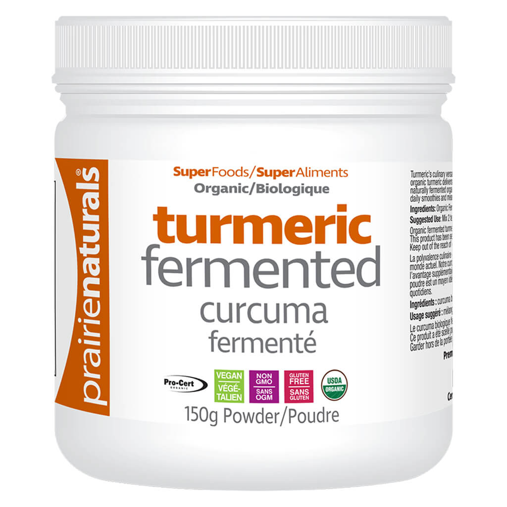 Organic Fermented Turmeric Powder - 100% Pure & Natural, USDA Certified, Gut Health & Anti-Inflammatory Supplement for Cooking, Smoothies & Wellness Drinks