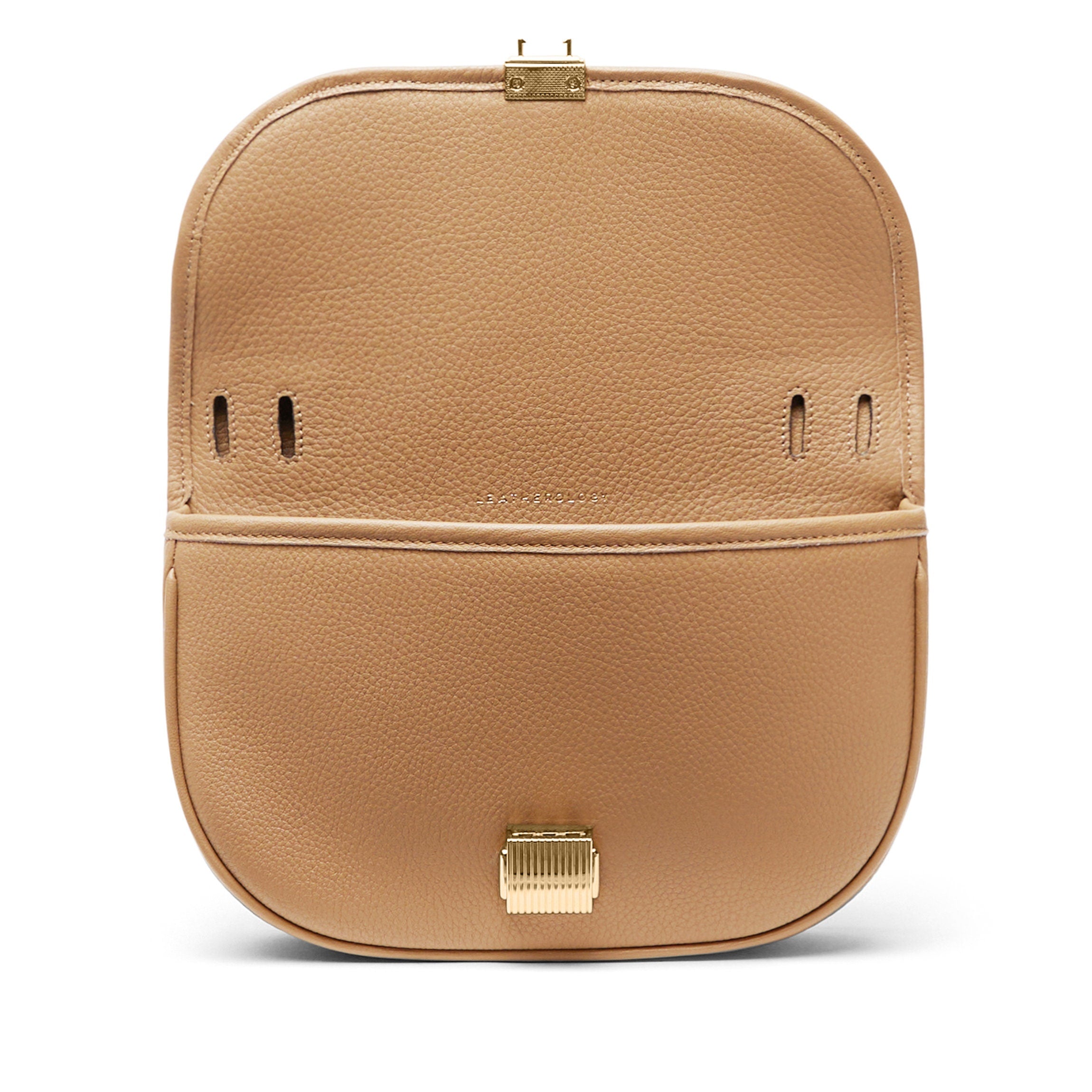 Katy Small Saddle Crossbody Bag in Camel Brown - Stylish Leather Shoulder Purse for Women, Perfect for Everyday Use, Travel, and Casual Outings