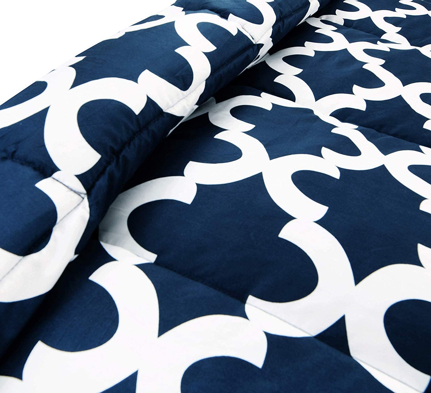 Utopia Bedding 2-Piece Comforter Set with Pillow Sham - Twin Size Navy Blue Down Alternative Bedding - Soft, Comfortable & Machine Washable for Cozy Nights - Perfect for Guest Rooms, Dorms & Apartments
