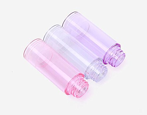 5ml Refillable Airless Vacuum Pump Bottle - Purple Plastic Cosmetic Container for Cream, Lotion & Makeup | Travel-Friendly Toiletries Solution for Skincare, Haircare & Beauty Products | Perfect for Home, Gym & Travel Use