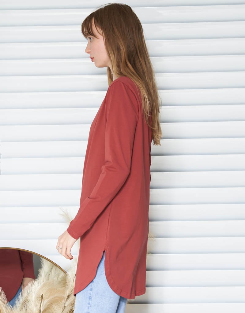 Soft Cotton Loop Top for Women - Comfortable Casual T-Shirt for Everyday Wear | Perfect for Summer Outfits, Layering & Lounge