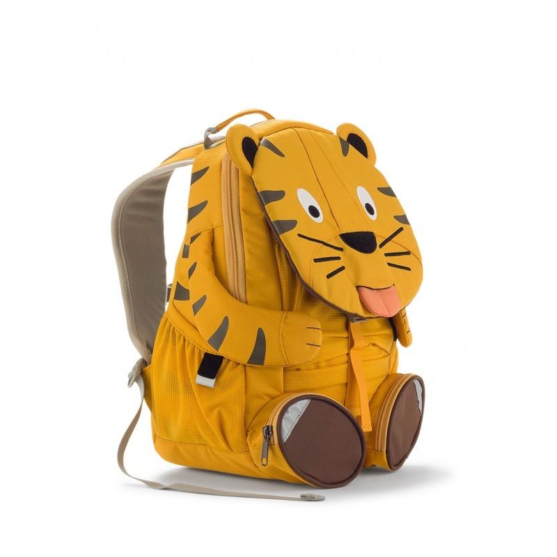 Affenzahn Large Theo Tiger Backpack for Kids - Durable, Lightweight & Waterproof School Bag for Boys & Girls - Perfect for School, Travel & Outdoor Adventures