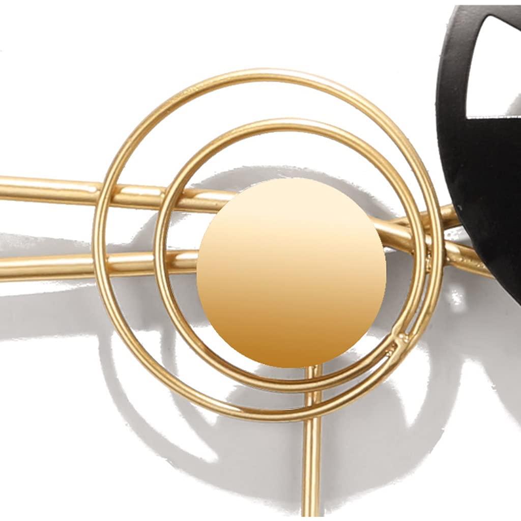 Modern Metal Coat Rack Organizer - Wall Mounted Hooks for Jackets, Hats & Umbrellas - Space Saving Entryway, Bedroom & Living Room Decor - Perfect for Small Apartments & Hallway Organization