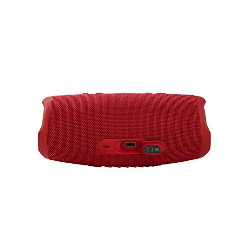 JBL Charge 5 Waterproof Bluetooth Speaker with Built-in Power Bank - Portable Wireless Speaker for Outdoor, Beach, Pool & Travel - Includes gSport Carbon Fiber Case (Red)