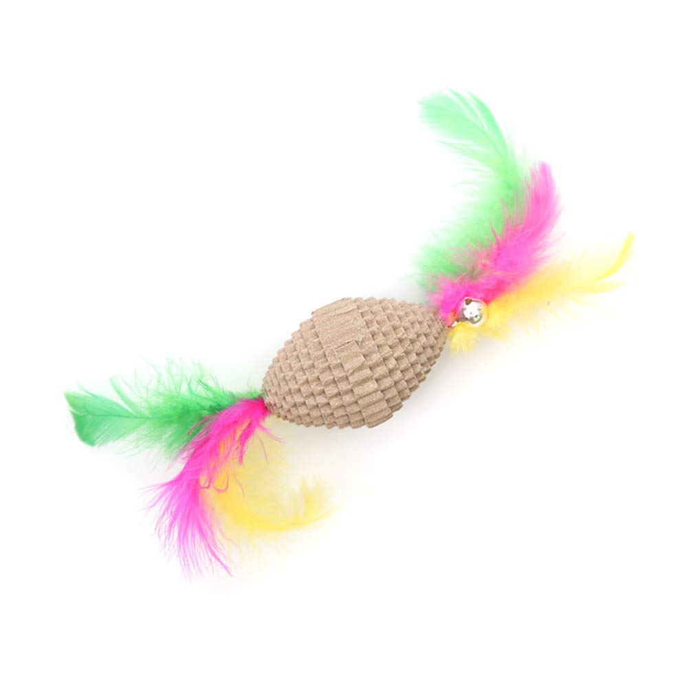 2PCS Interactive Cat Toys with Bell - Fun Wand & Exercise Toy for Small Dogs & Puppies - Perfect for Playtime, Training & Bonding with Your Pet