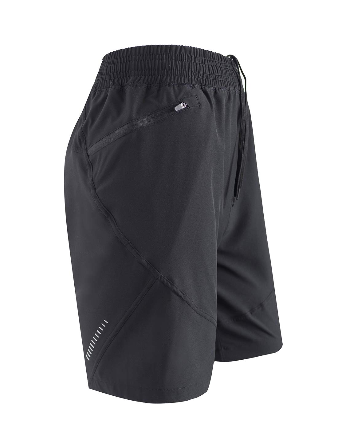 AJISAI Men's Quick-Dry Running Shorts with Zip Pockets - Lightweight Athletic Gym Shorts for Workout, Jogging & Training - Perfect for Running, Gym, and Outdoor Sports