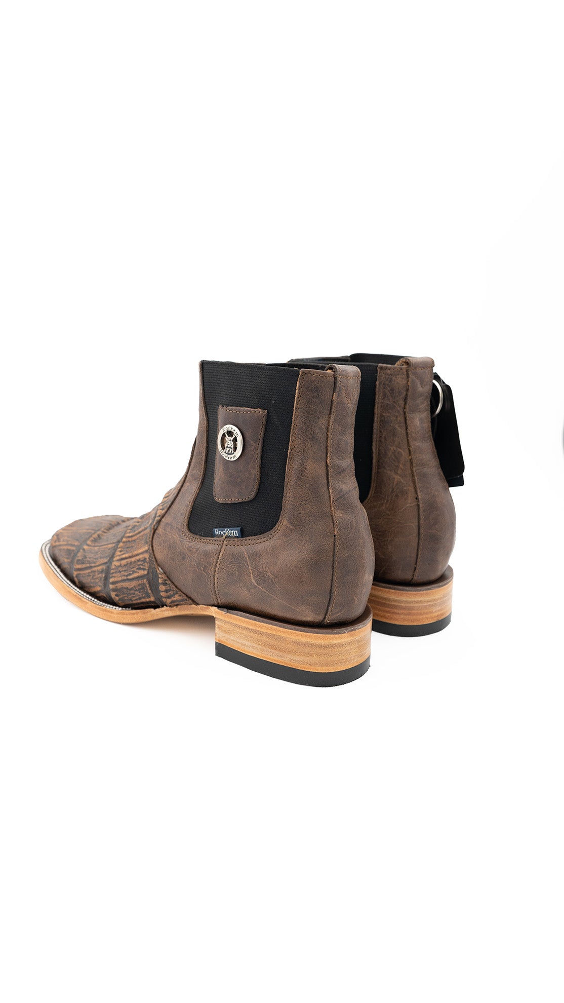 Matte Giant Gator Square Toe Boots for Men - Final Sale | Western Cowboy Boots, Comfortable Work & Outdoor Wear
