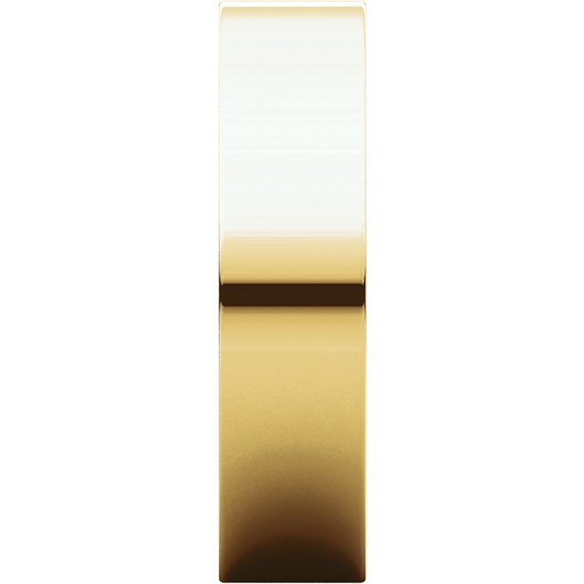 14K Gold 5mm Flat Wedding Band for Women - Elegant & Durable Ring for Bridal, Anniversary, or Everyday Wear