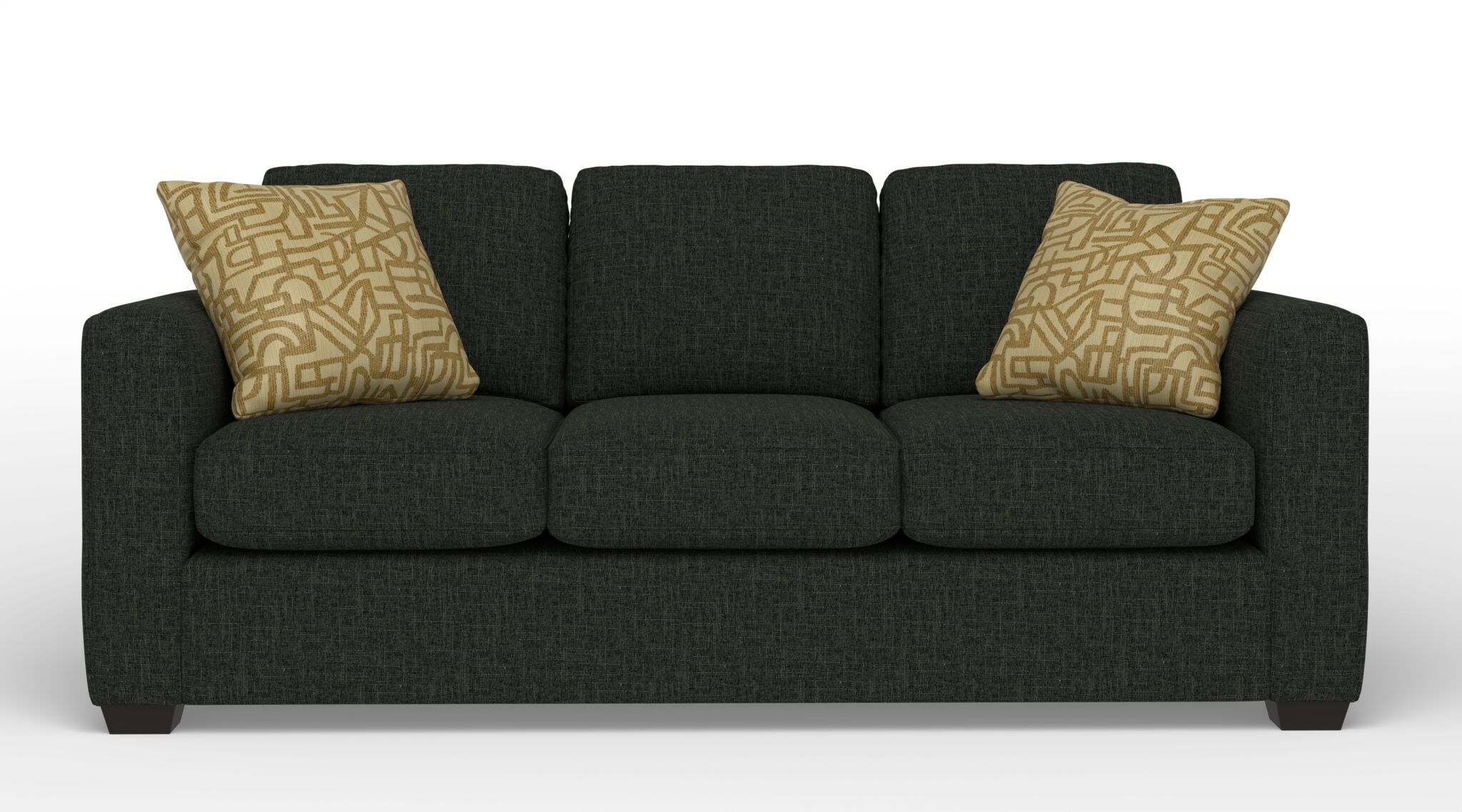Caleb Sofa Bondi Dark Grey - Modern Comfortable Living Room Furniture for Small Spaces | Perfect for Apartments, Studios & Cozy Homes