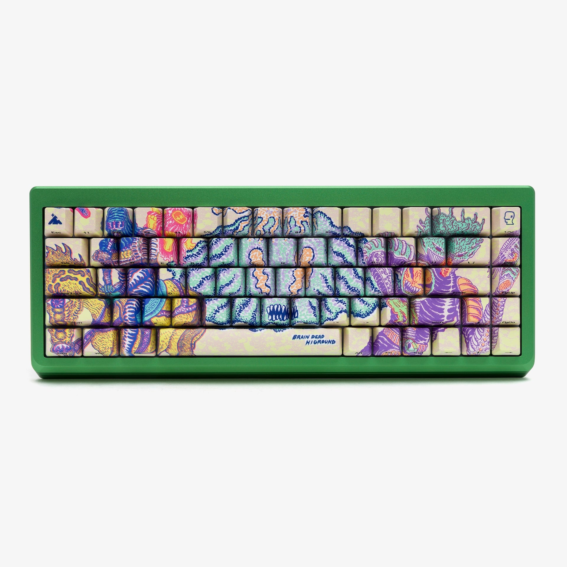 Brain Dead x HG Summit 65 Keyboard - Mechanical Gaming Keyboard with RGB Backlit, Wired USB for PC/Mac - Perfect for Esports, Programming & Office Work