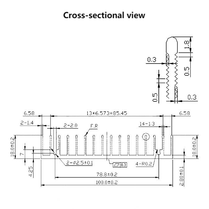High-Performance Aluminum Heat Sink for LED Lights, Computer Power Supply & IC Cooling - Efficient Thermal Solution for Electronics Cooling & LED Radiator Applications