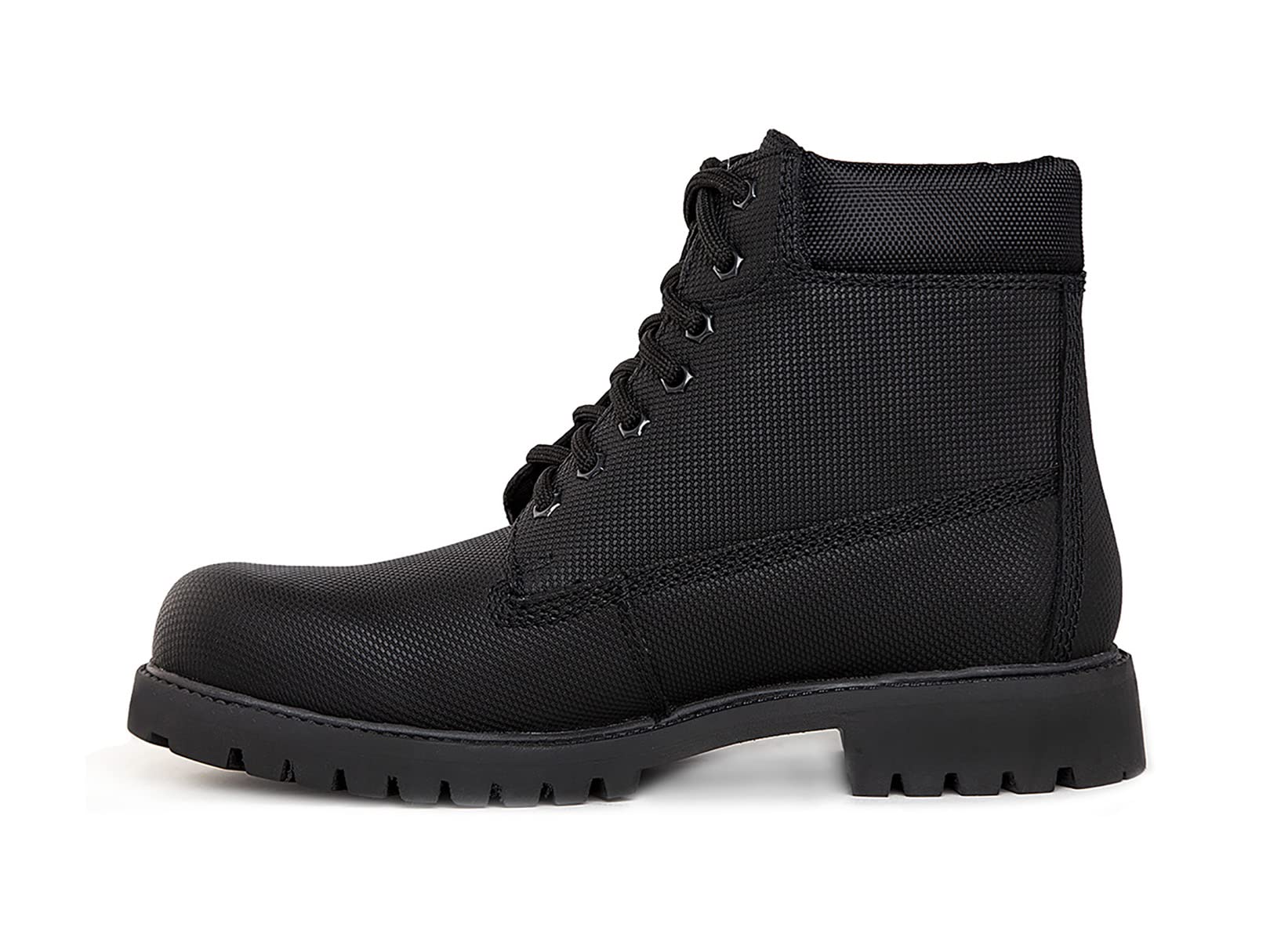 WORKLAND 77611 Men's Lightweight Lace-Up Hiking Boots - Slip Resistant Soft Toe Leather Casual Work Boots for Men - Comfortable Outdoor & Hiking Shoes for Walking, Camping & Daily Wear
