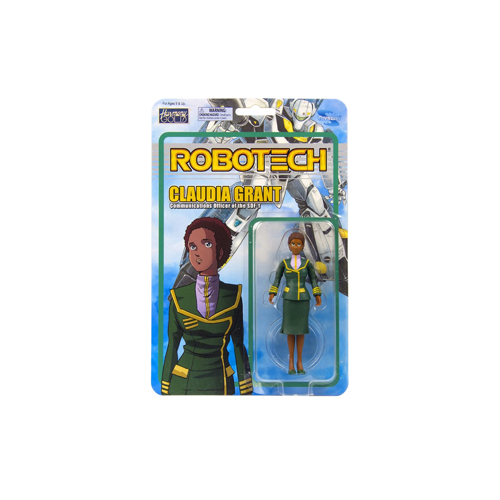 Robotech Claudia Grant 4 Inch Action Figure - Collectible Anime Toy for Fans | Perfect for Display, Gifts & Cosplay Scenes