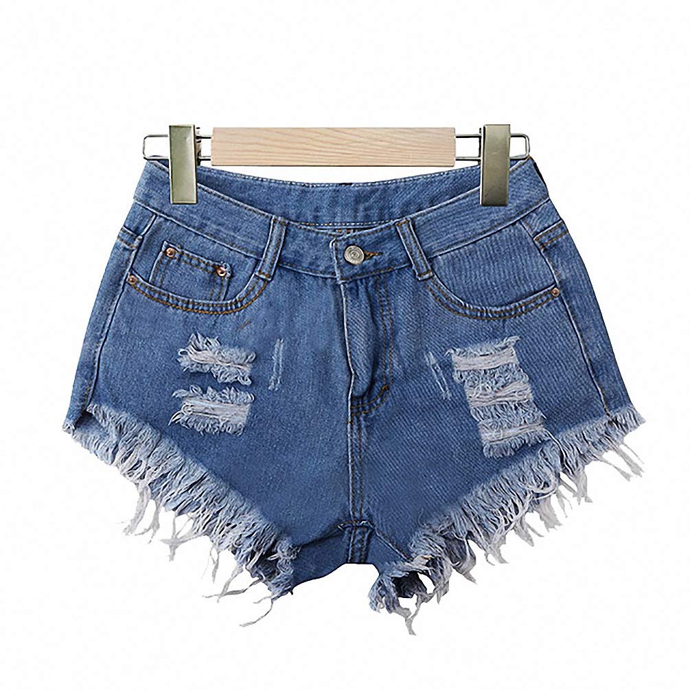Plus Size Women's Low Waisted Denim Shorts - Streetwear Fashion for Casual Outings & Summer Vacations