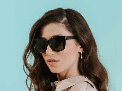 Encore Polarized Sunglasses for Men & Women - UV Protection, Lightweight & Stylish Black Shades - Perfect for Driving, Beach & Outdoor Activities