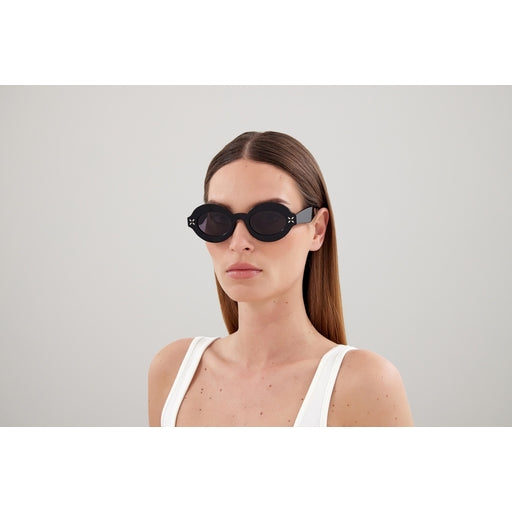 Azzedine Alaia AA0059S Designer Sunglasses for Women - UV Protection, Polarized Lenses, Luxury Fashion Accessory for Beach, Driving & Outdoor Activities