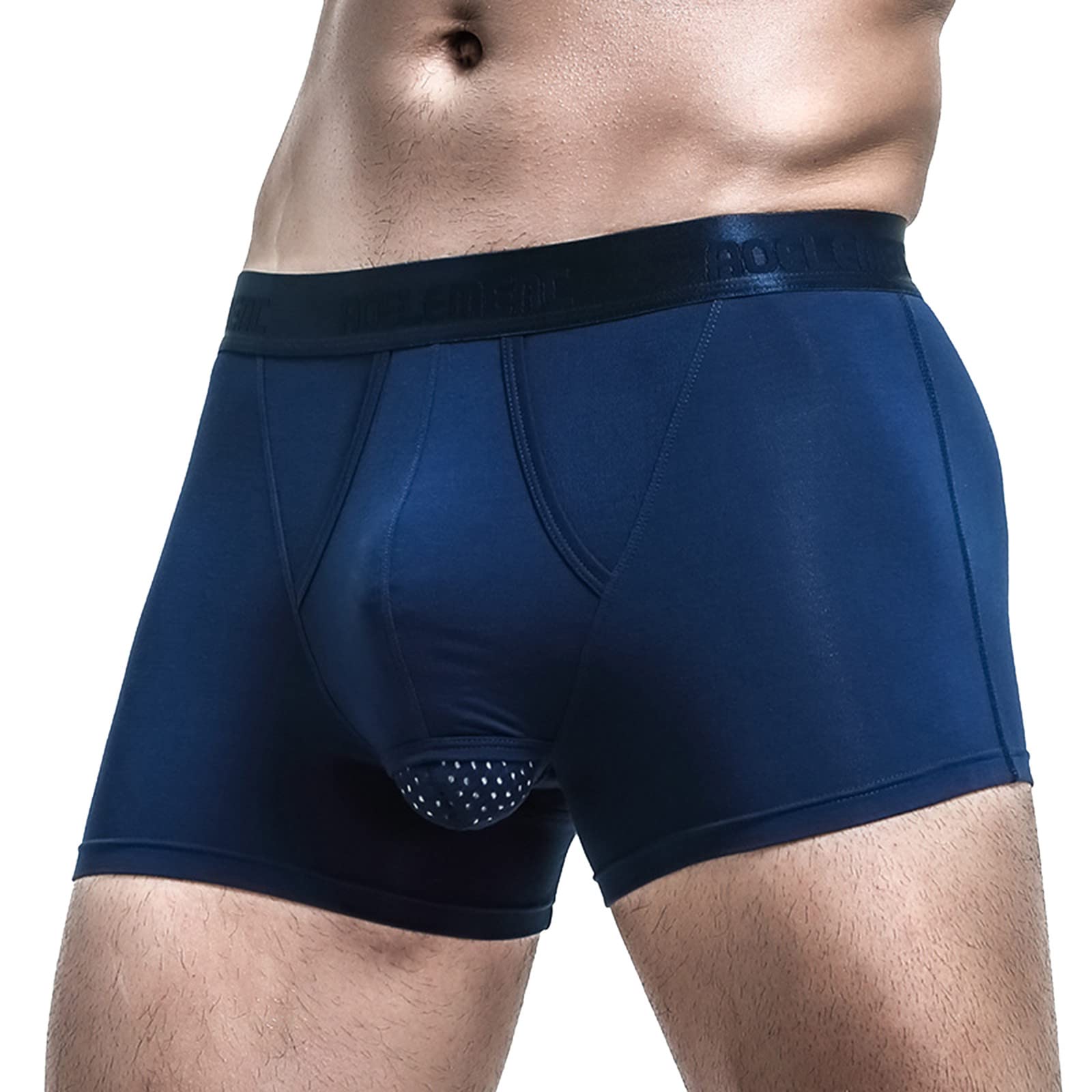 Men's Breathable Ice Silk Boxers - Ultra Thin & Comfortable Elastic Knitted Underwear for Summer | Perfect for Travel, Gym & Daily Wear
