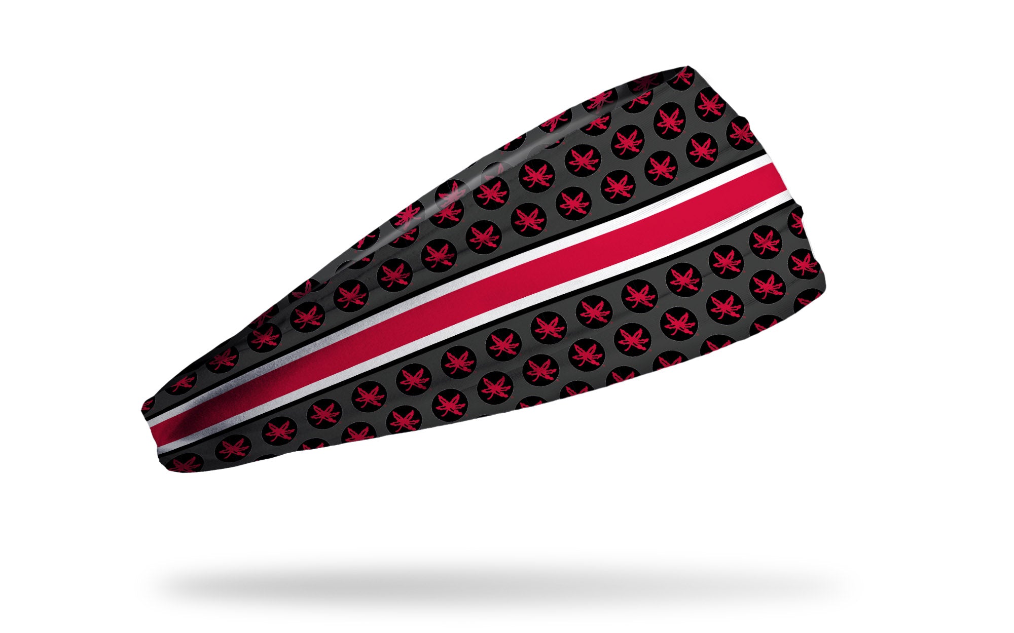 Ohio State Buckeyes Black Big Bang Lite Headband - Adjustable Sports Headband for Running, Workouts, and Game Day Fan Gear