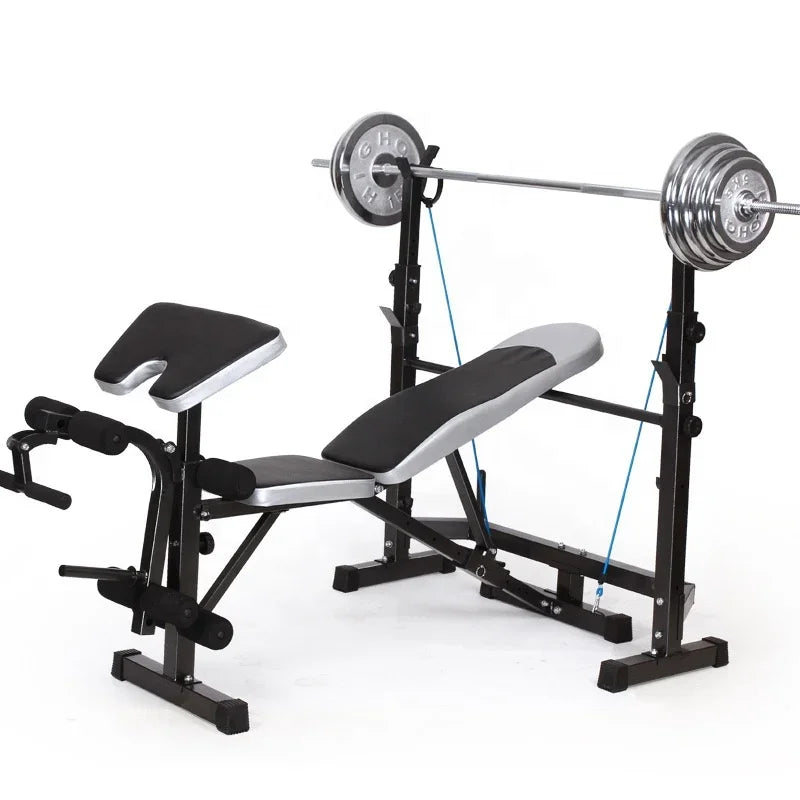 Multi-Function Bench Press Weight Lifting Bed for Home Gym - Adjustable Strength Training Equipment for Full Body Workout | Perfect for Home Fitness, Weight Loss & Muscle Building