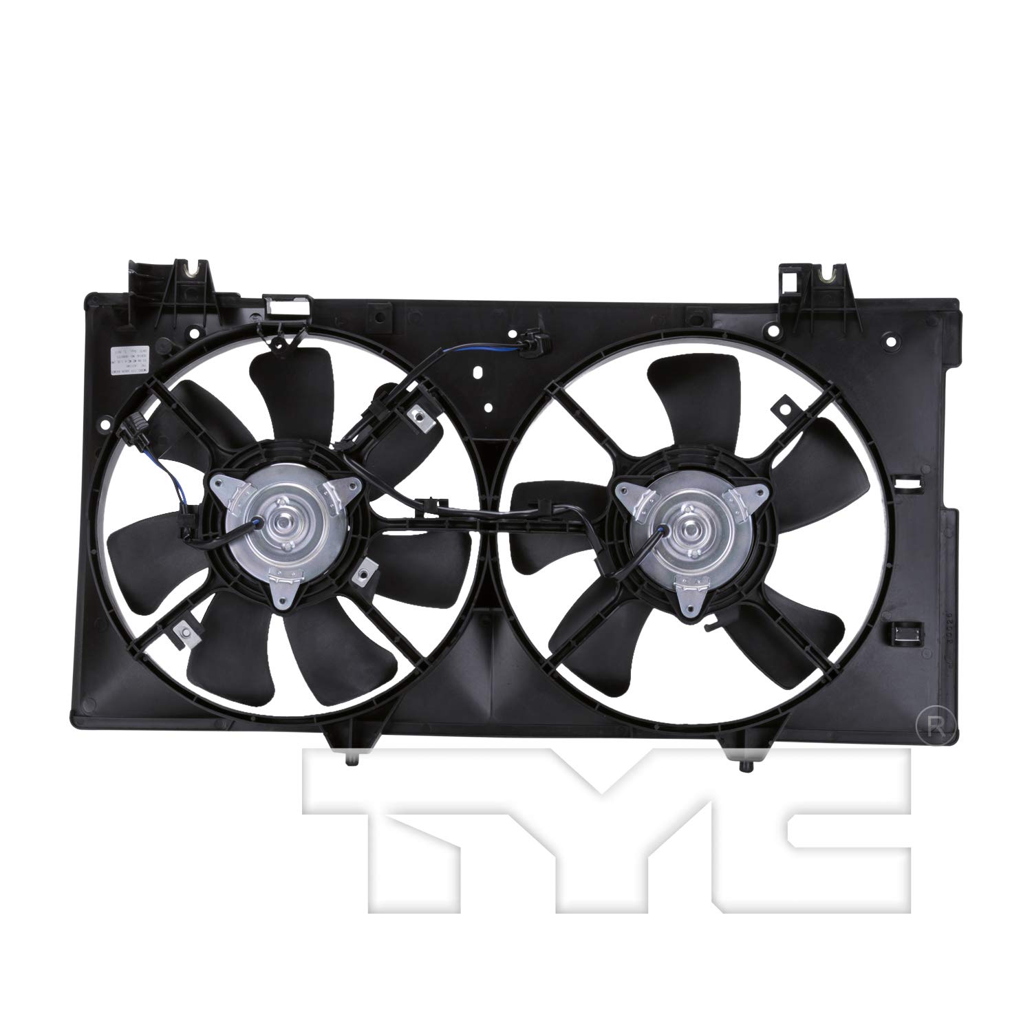 Mazda 6 Dual Radiator & Condenser Fan Assembly - Compatible with 2003-2008 Models | Replacement Cooling System Parts | Perfect for Summer Driving & Engine Overheating Prevention