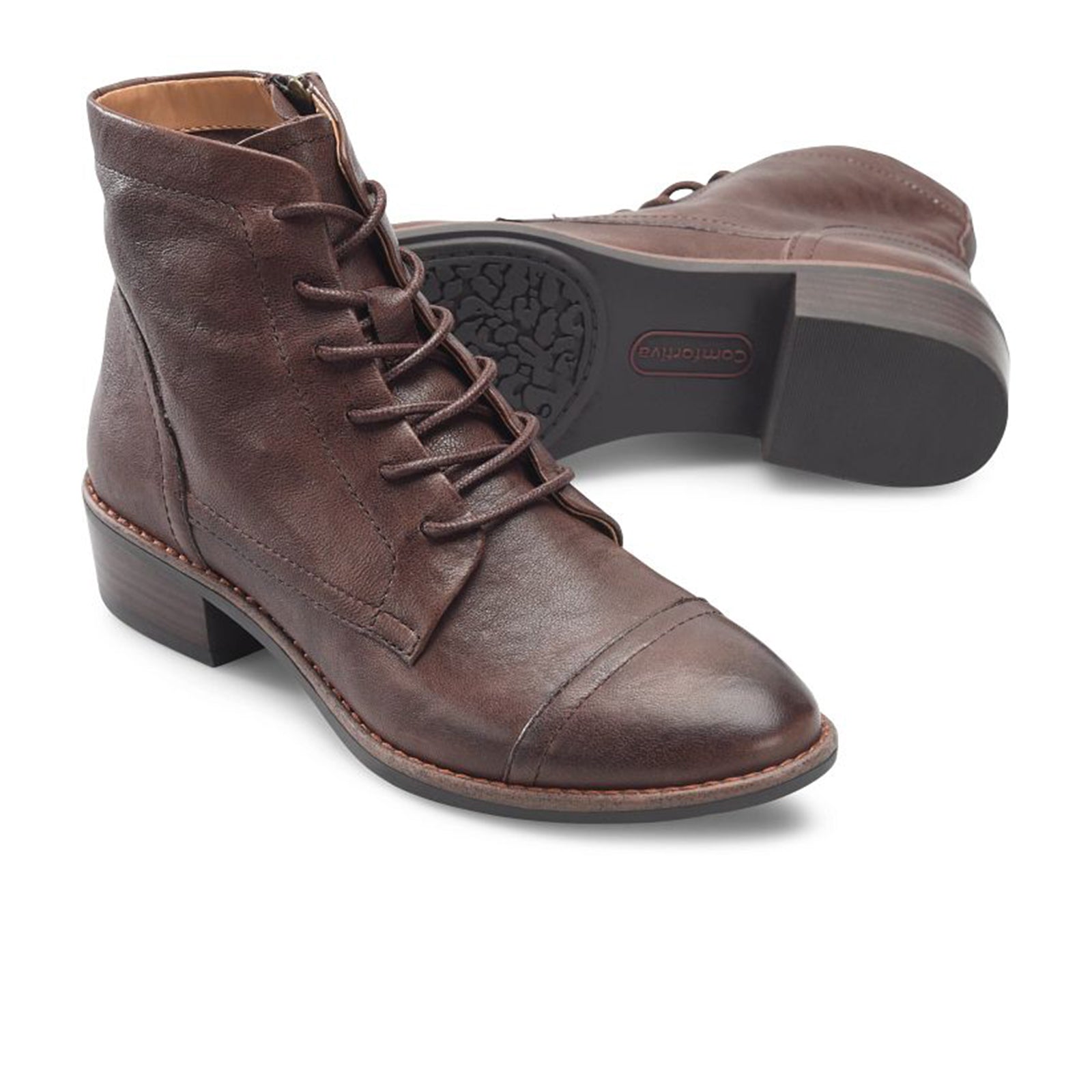 Comfortiva Cordia Women's Ankle Boots in Cocoa Brown - Stylish & Comfortable Shoes for Casual Wear, Work & Outdoor Activities