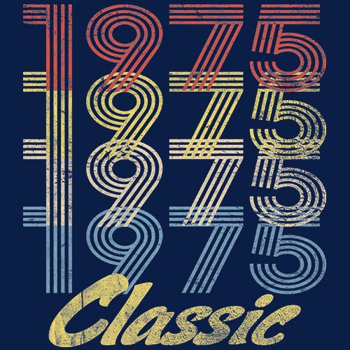 1975 Vintage Retro 50th Birthday T-Shirt for Men - Classic 50 Year Old Birthday Gift Idea - Perfect for 50th Birthday Parties & Milestone Celebrations