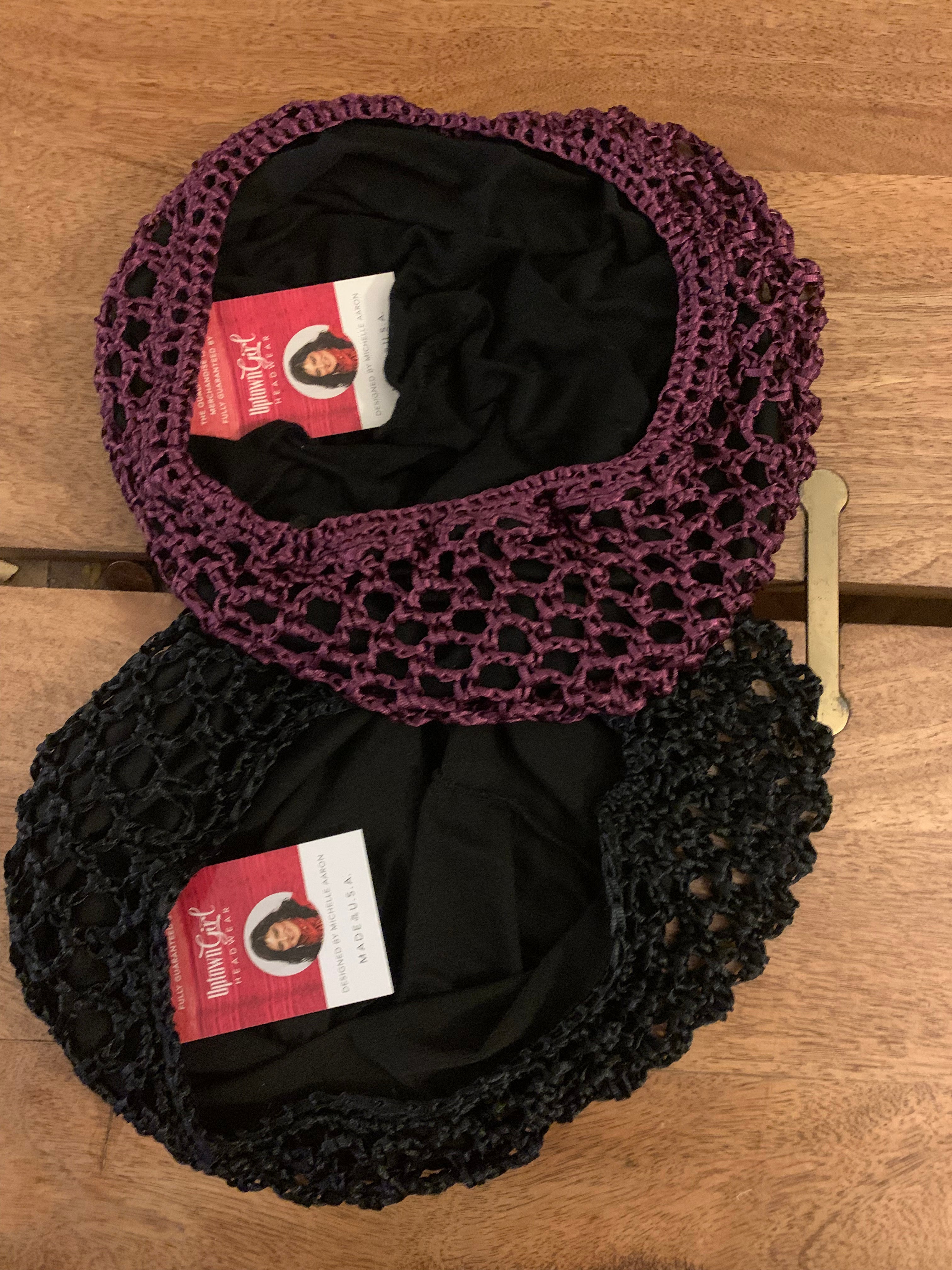 Handmade Crocheted Snood Headscarf - Elegant Tichel & Tam Jewish Hair Cover for Women - Perfect for Synagogue, Shabbat & Everyday Modest Fashion
