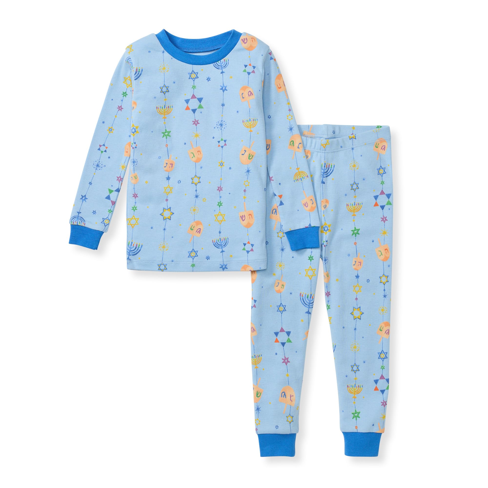 Burt's Bees Baby Boys & Girls 2-Piece Pajama Set - Soft Organic Cotton PJS Tee & Pants for Infants & Toddlers - Perfect for Bedtime & Playtime
