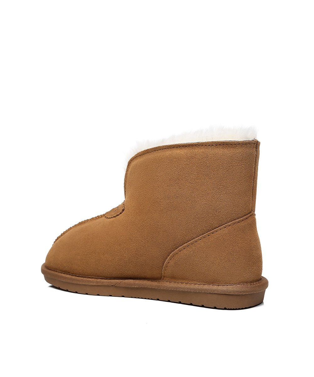 Men's Hushly UGG Slippers - Cozy Sheepskin Indoor/Outdoor House Shoes for Winter Comfort - Perfect for Home, Office & Travel