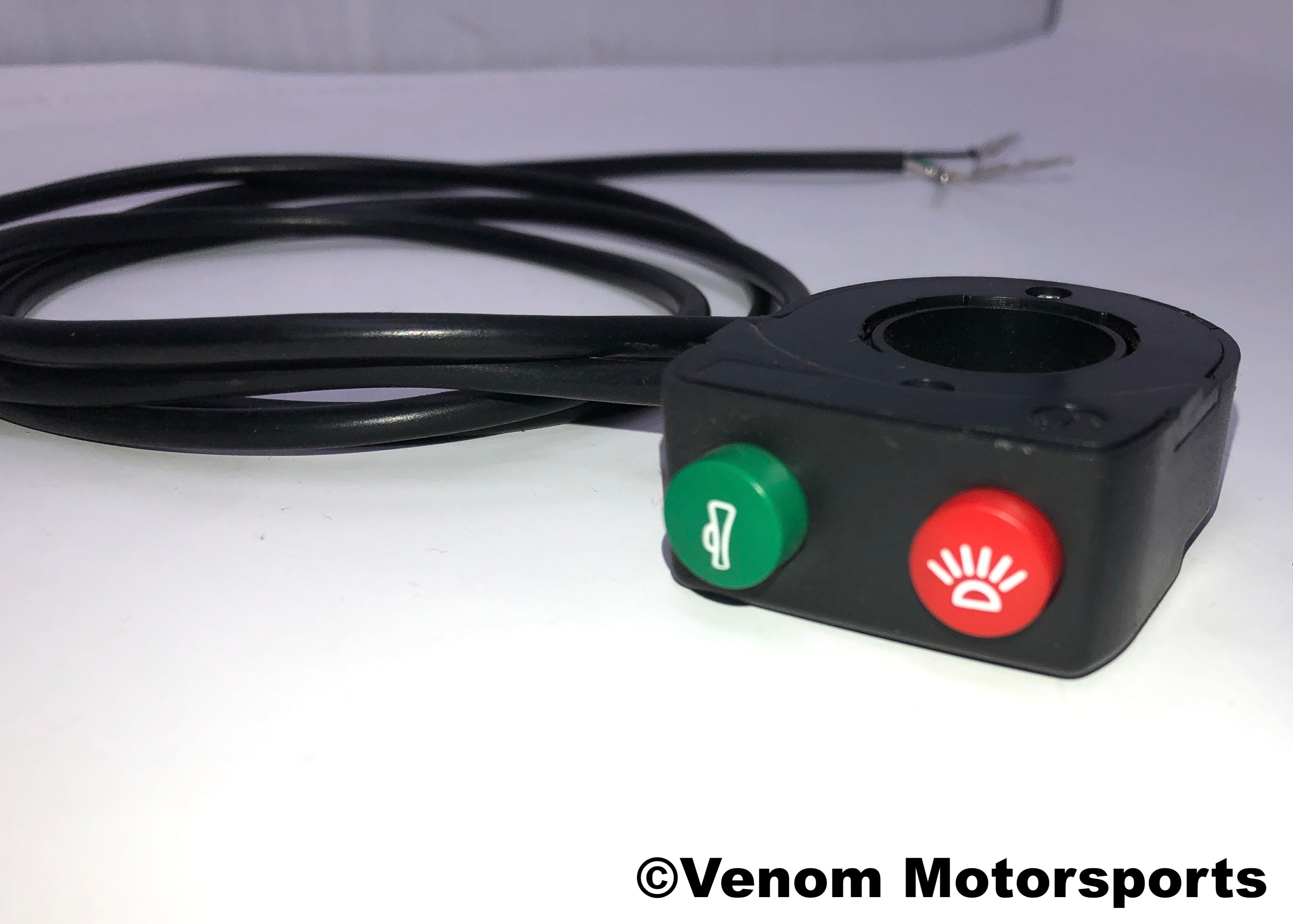 Replacement Left Side Control Switch for Venom 1500W ATV - Durable Handlebar Switch for Off-Road Riding & ATV Maintenance