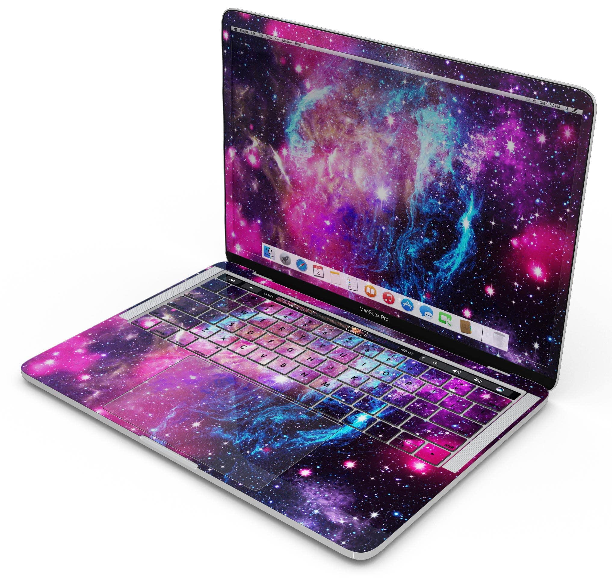 Trippy Space Full-Body Decal Skin for MacBook Pro 16