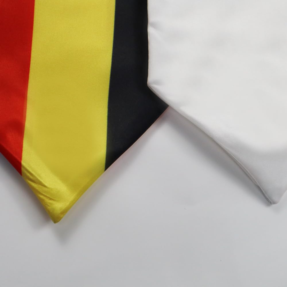 Uganda Flag Graduation Stole - 180x13cm Double Sided Sash for International Students - Perfect for Study Abroad Graduation Ceremonies, Diplomas & Cultural Celebrations