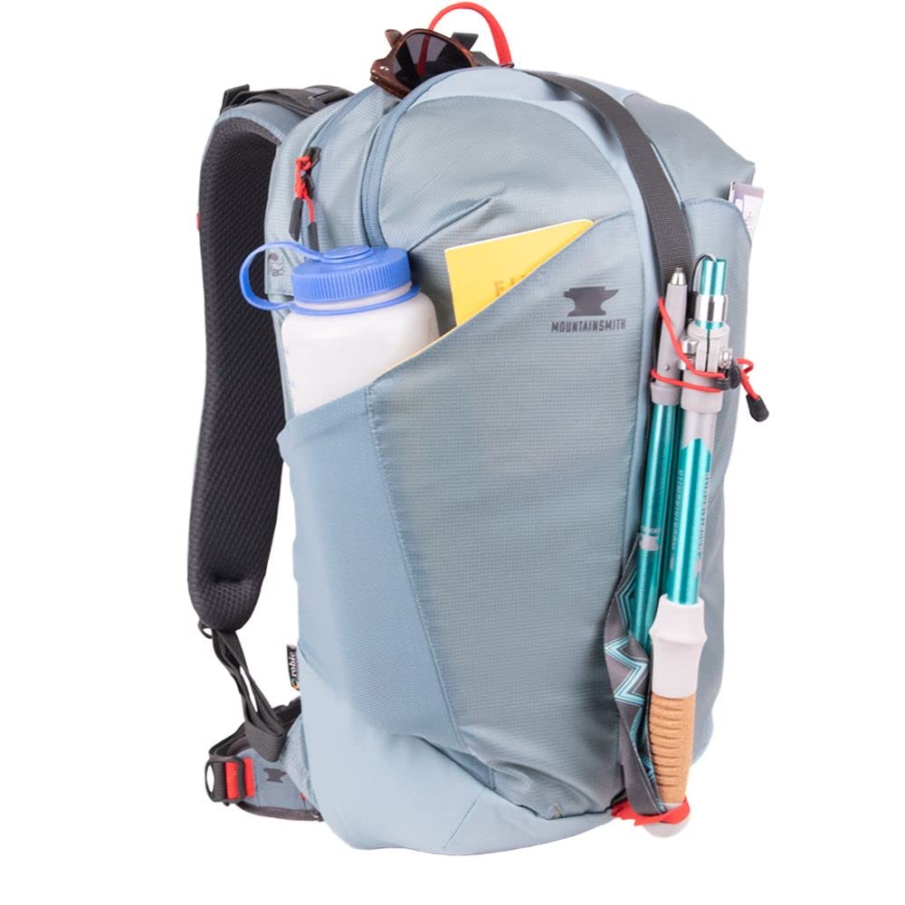 Mountainsmith Apex 25 Backpack - 25L Hiking Daypack for Men & Women, Lightweight Durable Outdoor Backpack with Multiple Pockets, Smoke Blue - Perfect for Hiking, Camping & Travel Adventures