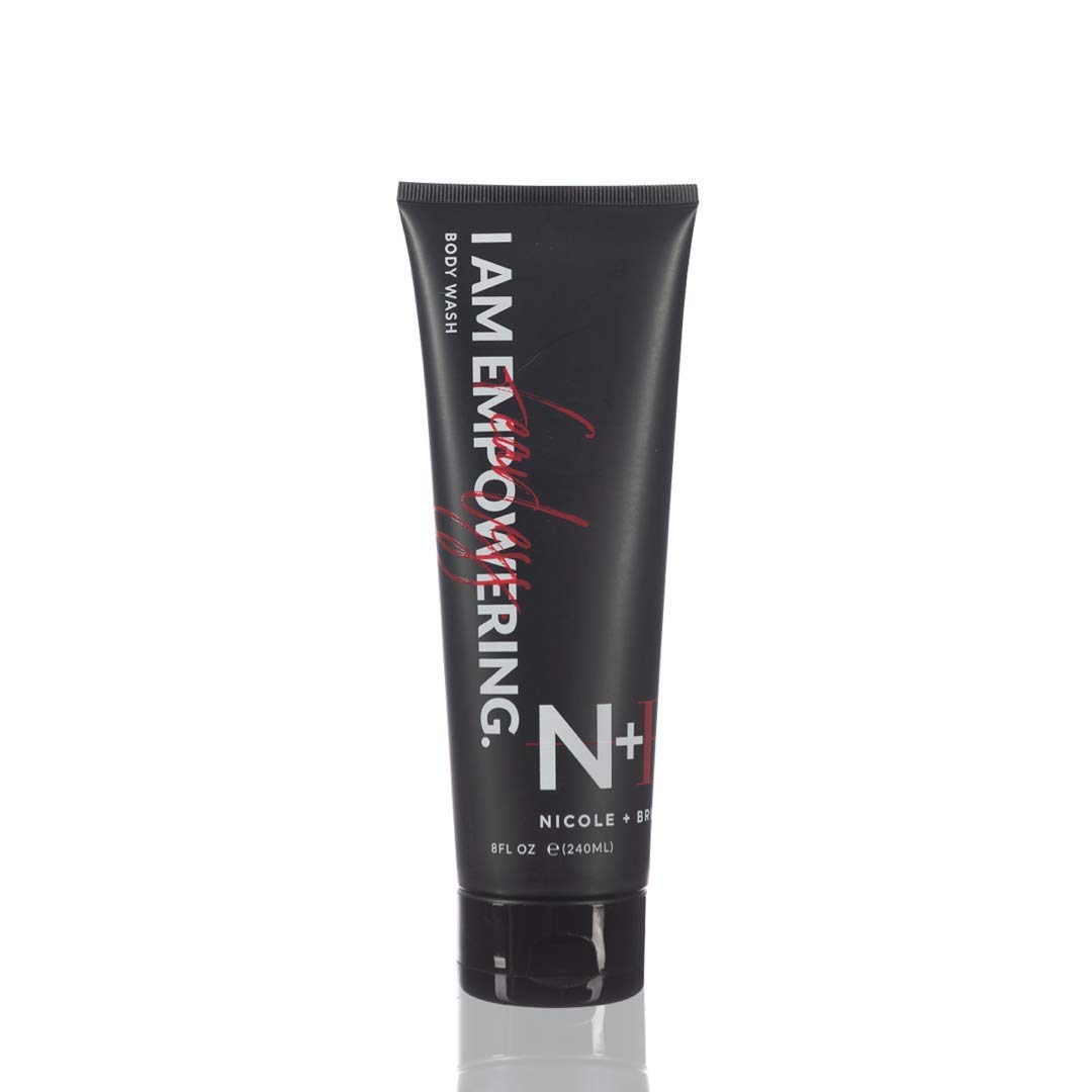 N+B Hydrating Body Wash for Men & Women - Moisturizing Skin Care with Argan Oil & Vitamin E | Sulfate, Paraben & Gluten Free | Cruelty-Free & Made in USA | 8 oz | Perfect for Dry Skin & Daily Shower Routine