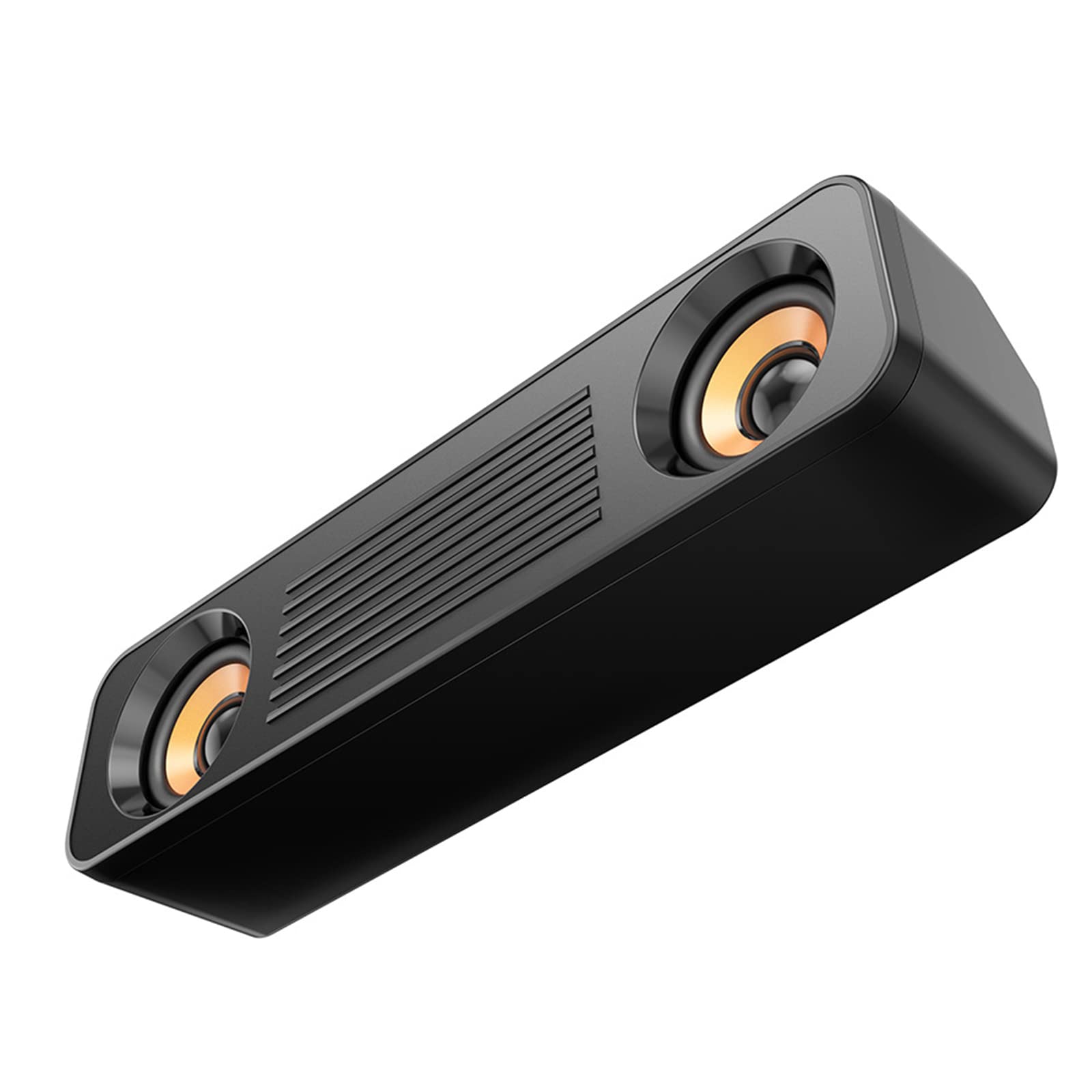 USB Computer Speaker with Stereo Sound & Enhanced Bass - Portable PC Sound Bar for Desktop, Gaming, and Projectors | Perfect for Home Office, Gaming Setup, and Multimedia Entertainment