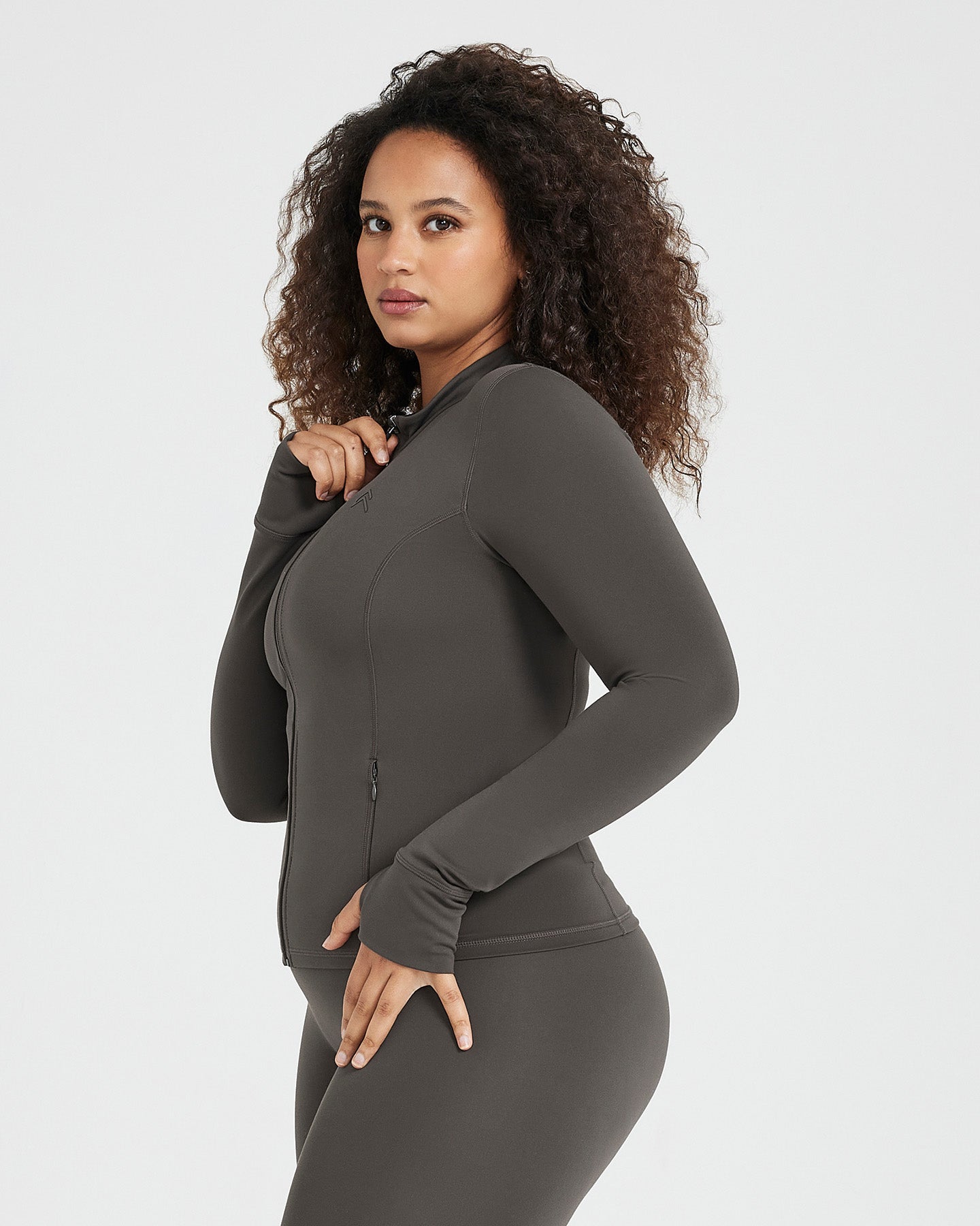 Timeless Classic Women's Jacket in Deep Taupe | Stylish & Versatile Outerwear for Fall & Winter | Perfect for Work, Travel & Casual Outings