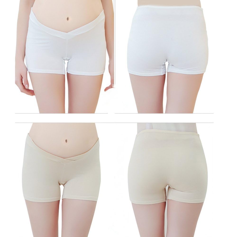 Tremour Women's Under the Bump Maternity Briefs - Soft Cotton Pregnancy Underwear for Comfort & Support - Perfect for Everyday Wear During Pregnancy & Postpartum Recovery