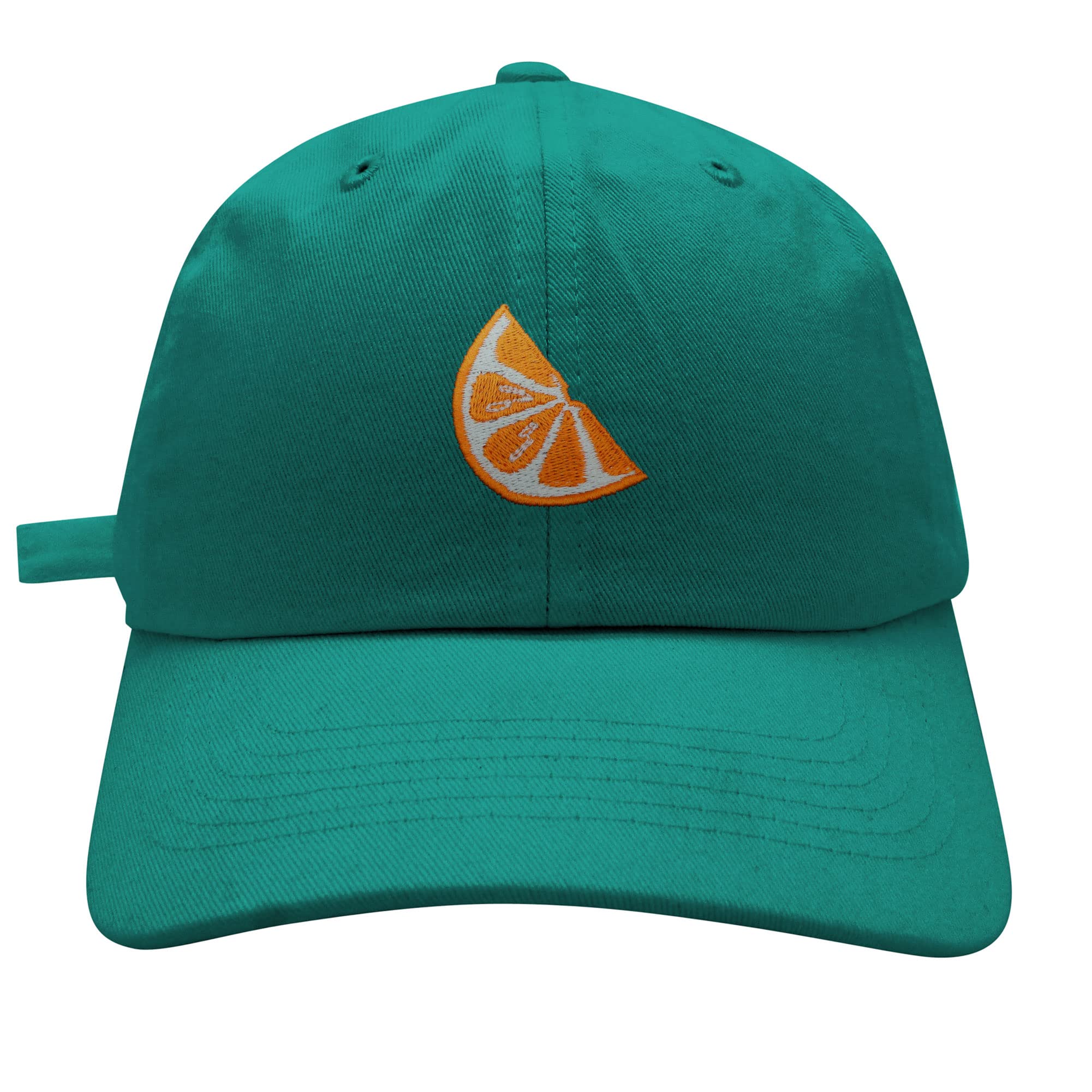 JPAK Orange Slice Embroidered Dad Hat - Adjustable Baseball Cap for Men & Women - Fun Fruit Design for Casual Wear, Outdoor Activities & Gifts