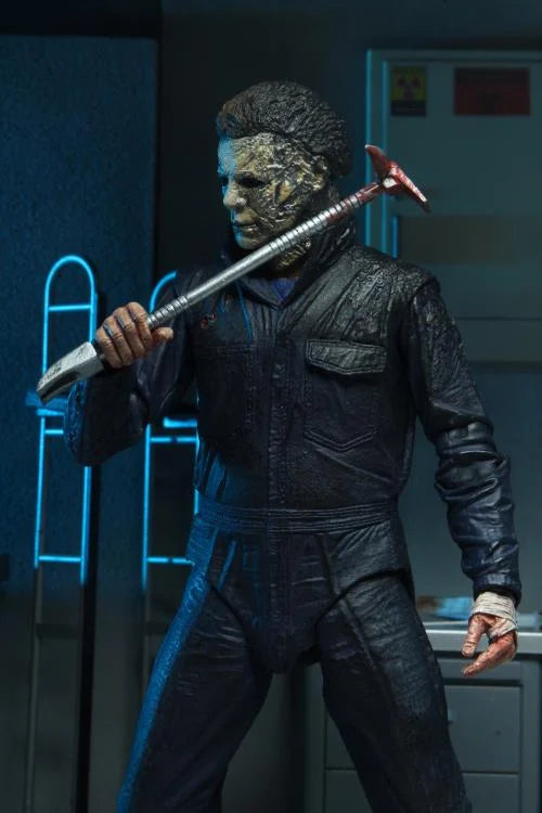 Halloween Kills Ultimate Michael Myers Action Figure - Collectible Horror Movie Character for Halloween Decor & Horror Fans Collection